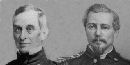Composite photos of Maj. Anderson (left) and Gen. Beauregard (right) Composite photos of Maj. Anderson (left) and Gen. Beauregard (right)