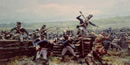 Soldiers of the 39th Infantry Charge the Barricade Soldiers of the 39th Infantry Charge the Barricade