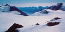 The Harding Icefield in Kenai Fjords National Park The Harding Icefield in Kenai Fjords National Park