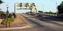 Edmund Pettus Bridge with cars Edmund Pettus Bridge with cars