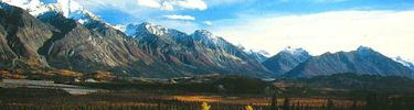 View of the Nutzotin Mountains