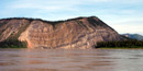 Calico Bluff on the Yukon River Calico Bluff on the Yukon River