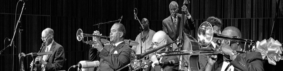 Wendell Brunious and band perform at the Old U.S. Mint