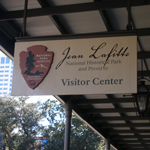 Jean Lafitte Visitor Center sign