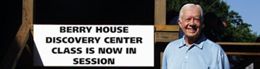 Jimmy Carter at Berry House Discovery Center
