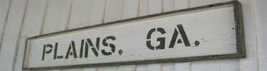 Plains Sign
