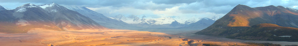 The Valley of Ten Thousand Smokes at Sunset, from the Griggs Visitor Center