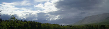 Weather system over Brooks River