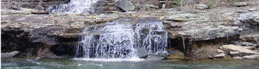 Mini falls in the canyon