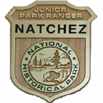 Natchez National Historical Park Junior Ranger Badge