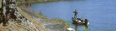 Fishing along the Natchez Trace Parkway.