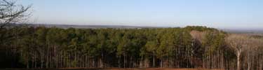 Little Mountain Overlook at milepost 193.1 of the Natchez Trace Parkway.