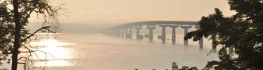 John Coffee Memorial Bridge across the Tennessee River on the Natchez Trace Parkway