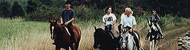 Horseback riding is just one example of activities available at the Parkway.