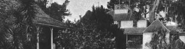 Late 19th century view of the plantation house