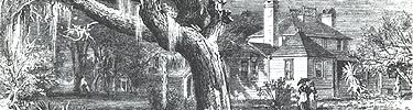 Sketch of plantation house
