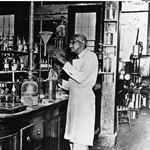 Dr. Carver in his lab