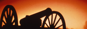 Federal and Confederate Artillery prepared for early morning work on July 14, 1864 at Tupelo.