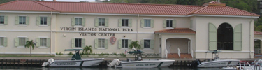 Visitor Center in Cruz Bay; headquarters for Virgin Islands Coral Reef National Monument.