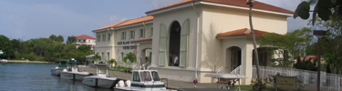 View of the Visitor Center approaching from the east.