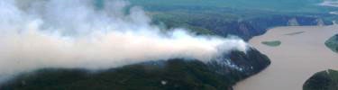 Fire along the Yukon River, 2007