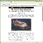 Screen Capture of old Alcatraz Website.