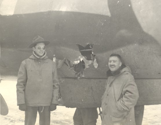 John Pletcher's B-26, with pilots