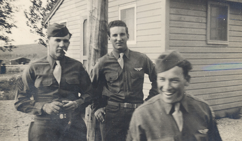 Paul Polink (middle) and two other men