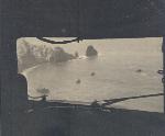 A ship run aground, seen from the air (2)