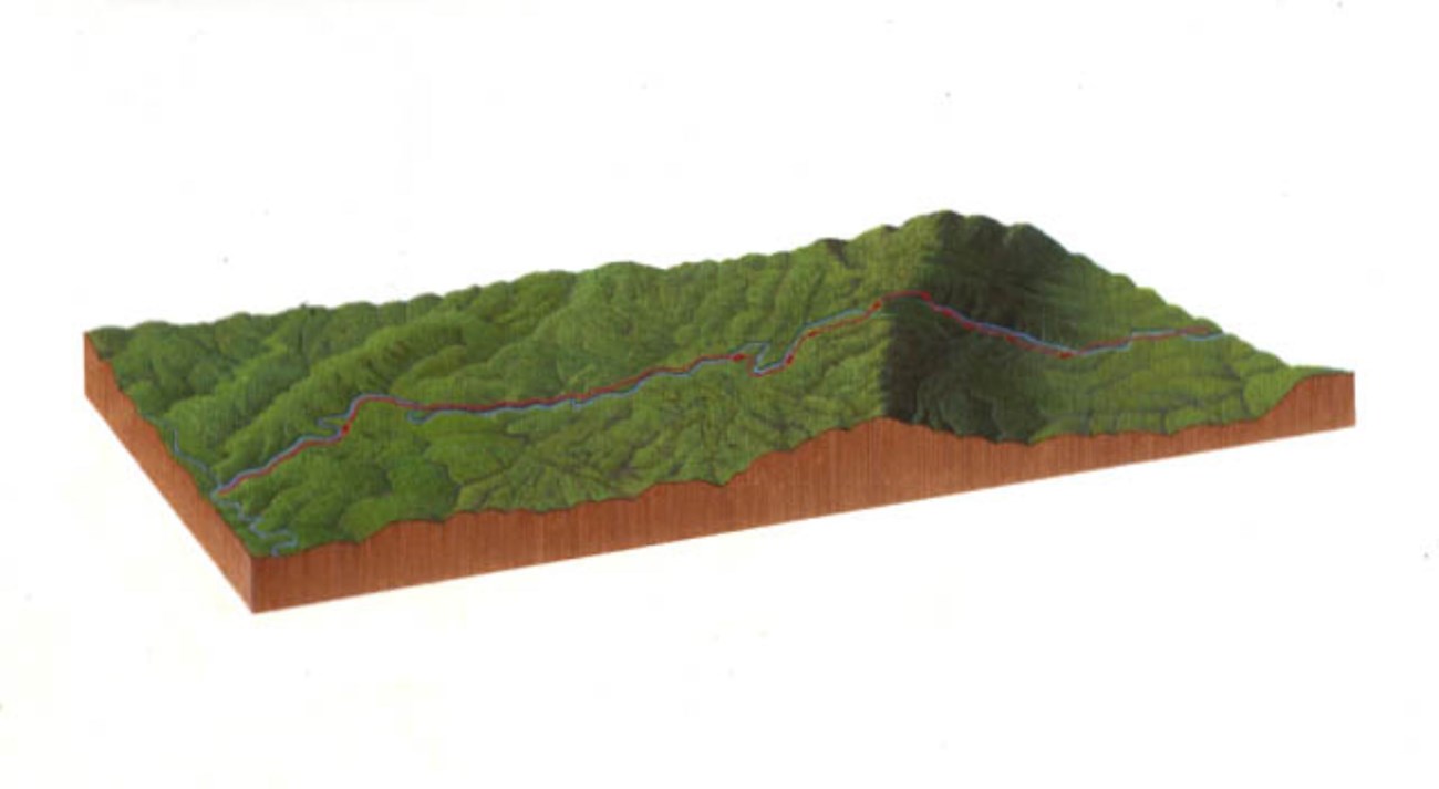 Topographical map