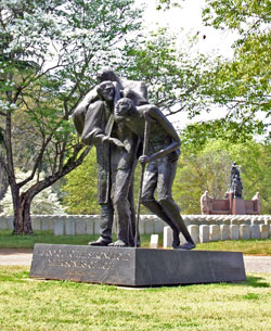 Statue of three figures