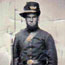 Portrait of a federal soldier held at Andersonville