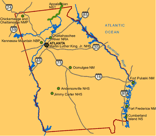 Map of Georgia