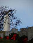 Graves with President's Monument