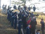 Presentation of ceremonial wreaths