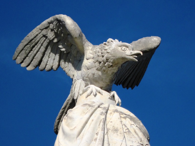 The American Eagle atop Andrew Johnson's monument