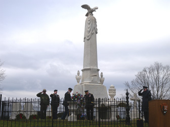 Wreath laying
