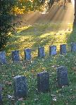 Antietam National Cemetery at Sunrise