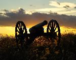 Cannon at Sunset