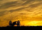 Cannon and Sunset