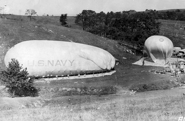 Marine Corps Balloons at Antietam Battlefield