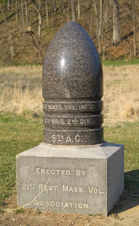 21st Massachusetts Infantry Monument