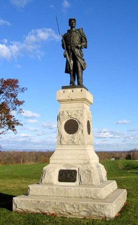 124th Pennsylvania Infantry Monument