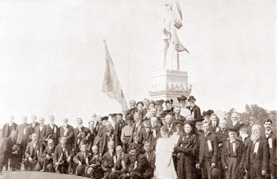 Dedication of the 125th PA Monument