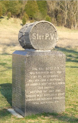 51st Pennsylvania Volunteer Infantry Monument