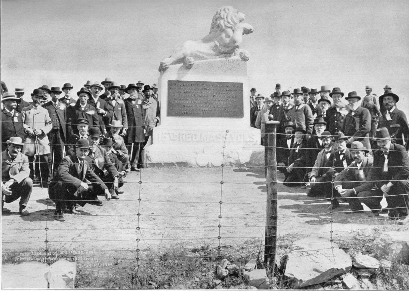 Dedication of the 15th Massachusetts Monument