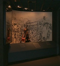 Stacking of Arms exhibit in the park museum.