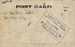 Back of postcard - McLean House ruins