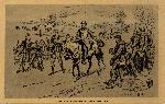 Postcard of Gen. Lee leaving Appomattox