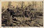 Postcard of McLean house ruins